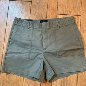 Banana Republic Olive Chino Utility Shorts